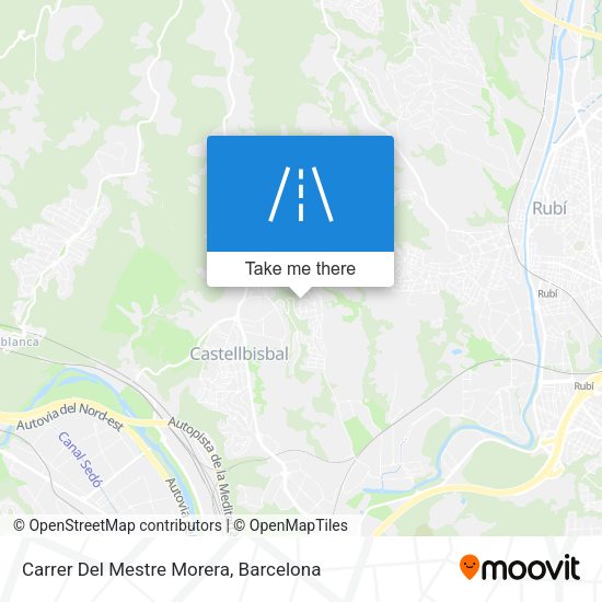 Carrer Del Mestre Morera map