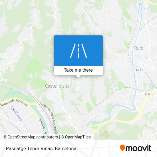 Passatge Tenor Viñas map