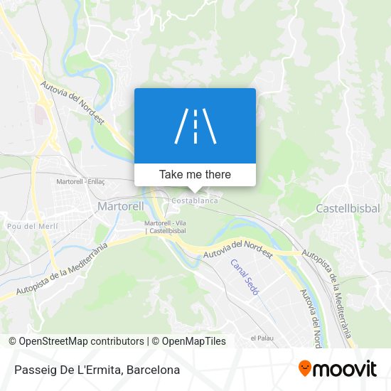 Passeig De L'Ermita map