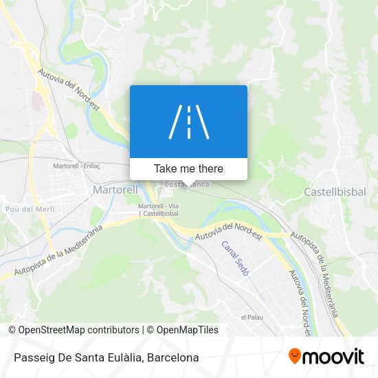 Passeig De Santa Eulàlia map