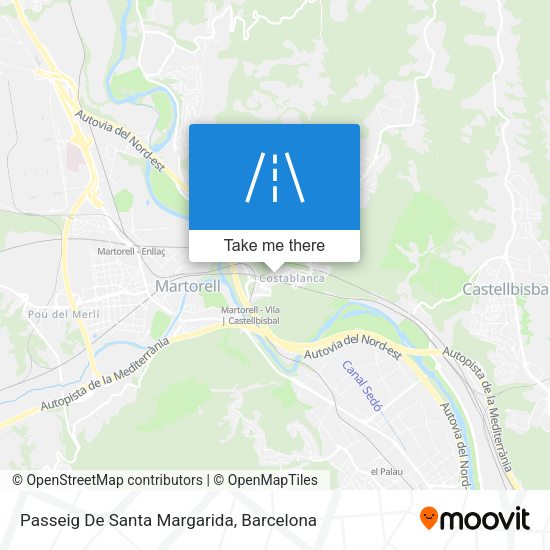Passeig De Santa Margarida map