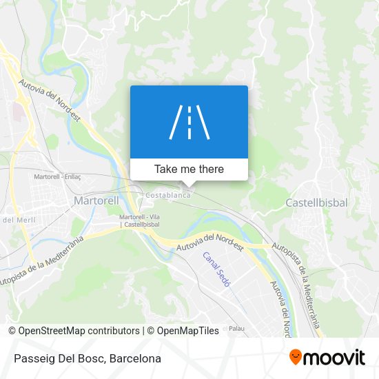 Passeig Del Bosc map