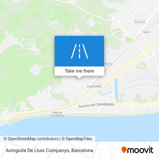 Avinguda De Lluis Companys map
