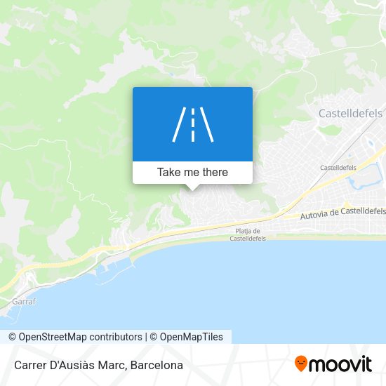 Carrer D'Ausiàs Marc map