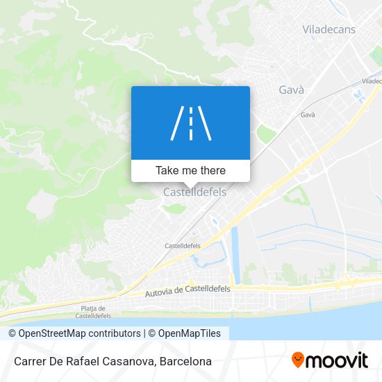 Carrer De Rafael Casanova map