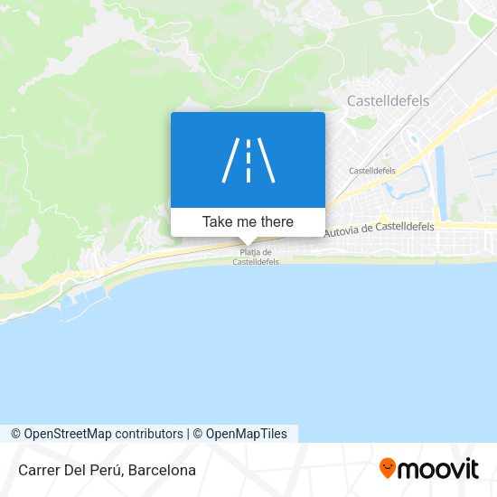 Carrer Del Perú map