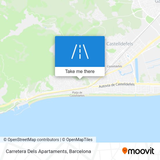 Carretera Dels Apartaments map
