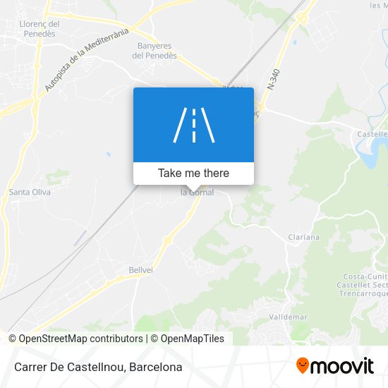 Carrer De Castellnou map