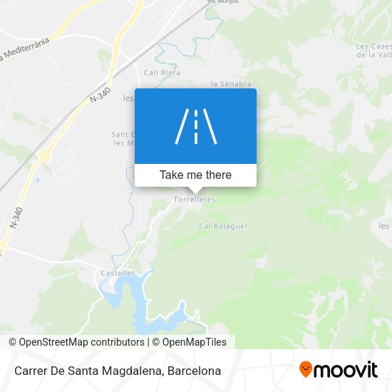 Carrer De Santa Magdalena map