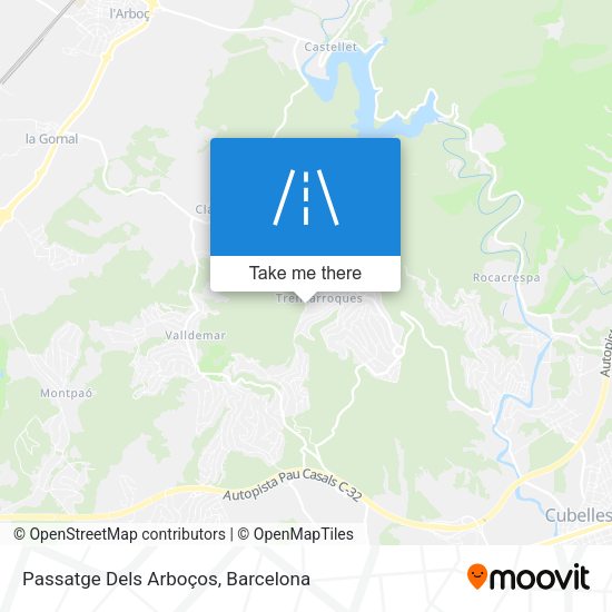 Passatge Dels Arboços map