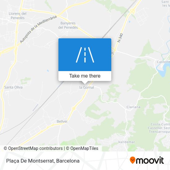 Plaça De Montserrat map