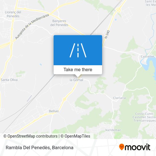 Rambla Del Penedès map