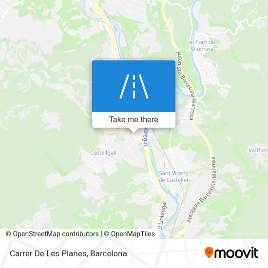 Carrer De Les Planes map