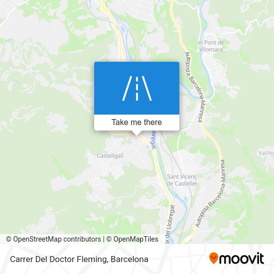 Carrer Del Doctor Fleming map
