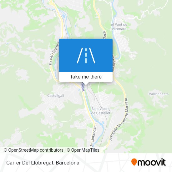 Carrer Del Llobregat map