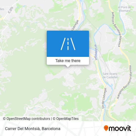 Carrer Del Montsià map