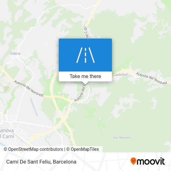 Camí De Sant Feliu map