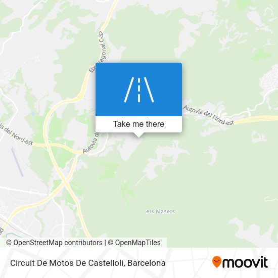 Circuit De Motos De Castelloli map