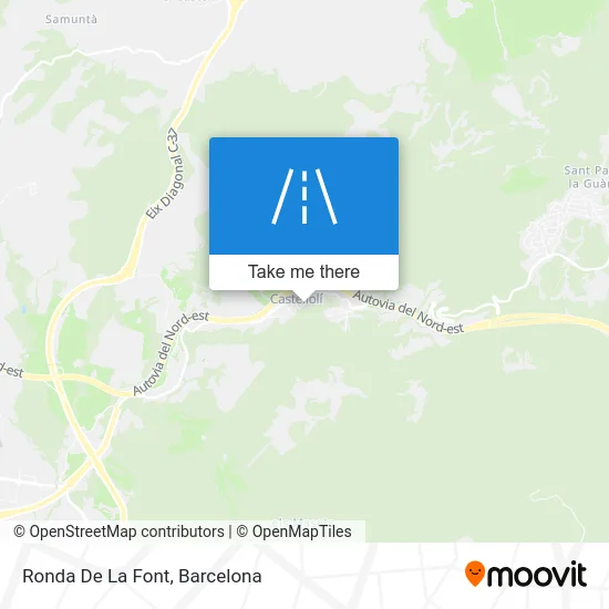 Ronda De La Font map