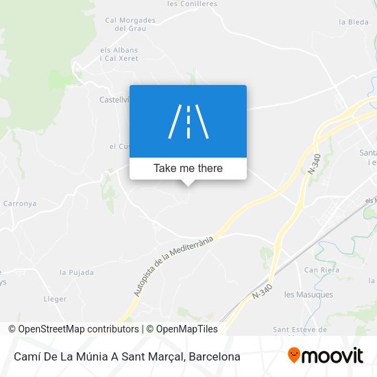 Camí De La Múnia A Sant Marçal map