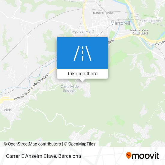 Carrer D'Anselm Clavé map