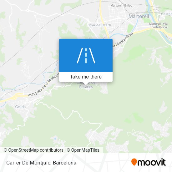 Carrer De Montjuïc map