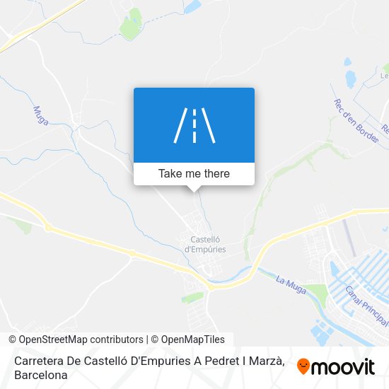 Carretera De Castelló D'Empuries A Pedret I Marzà map