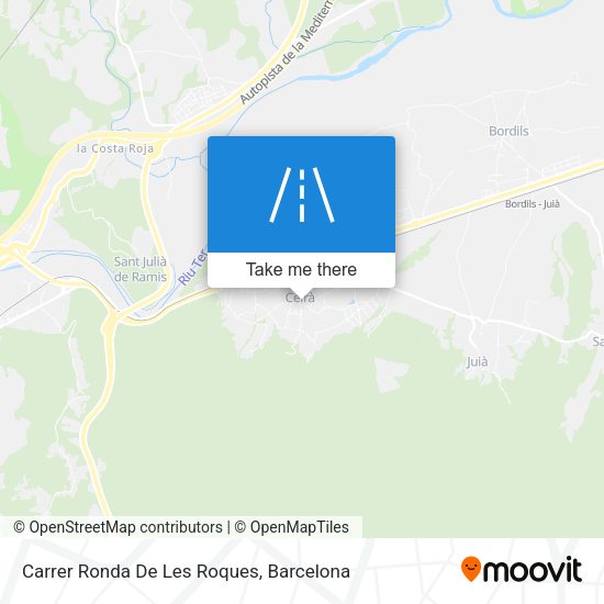 Carrer Ronda De Les Roques map