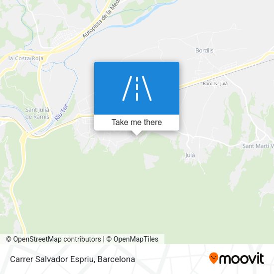 Carrer Salvador Espriu map
