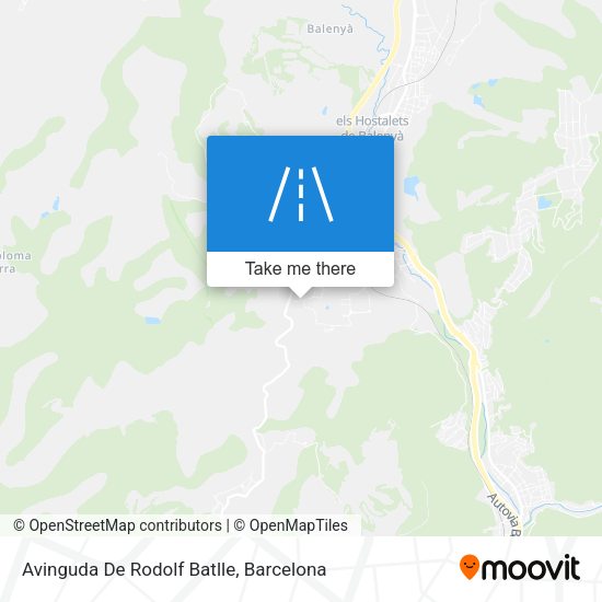 Avinguda De Rodolf Batlle map