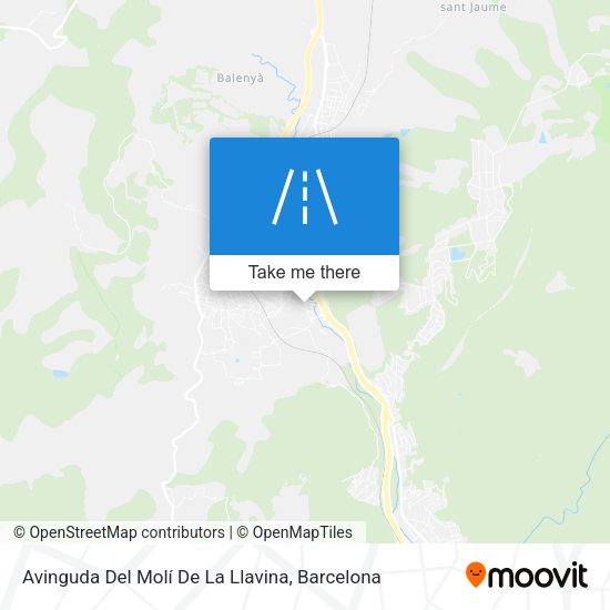 Avinguda Del Molí De La Llavina map