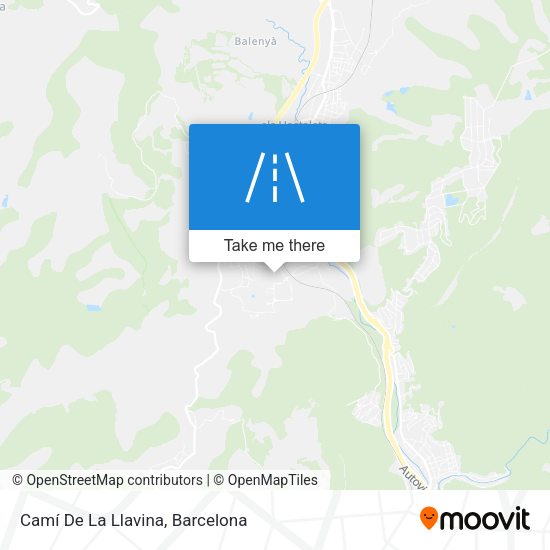 Camí De La Llavina map
