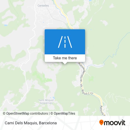 Camí Dels Maquis map