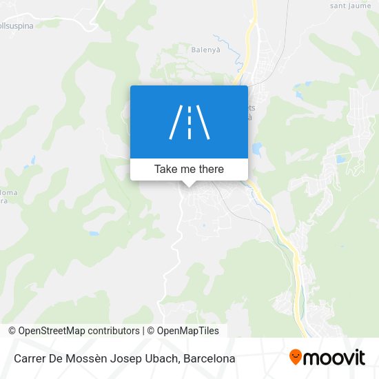 Carrer De Mossèn Josep Ubach map