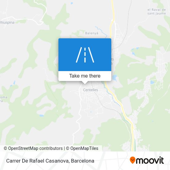Carrer De Rafael Casanova map