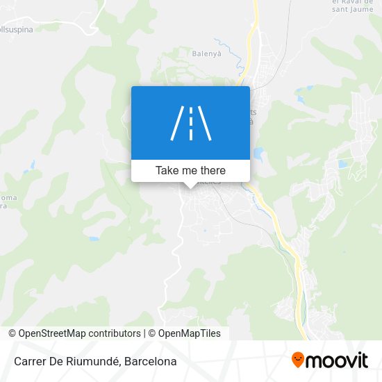 Carrer De Riumundé map