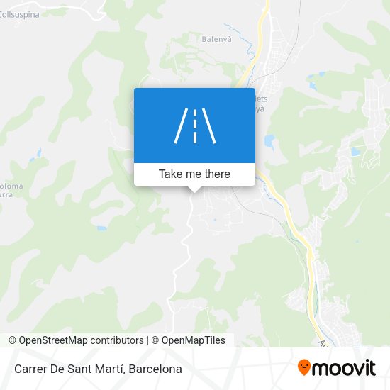 Carrer De Sant Martí map