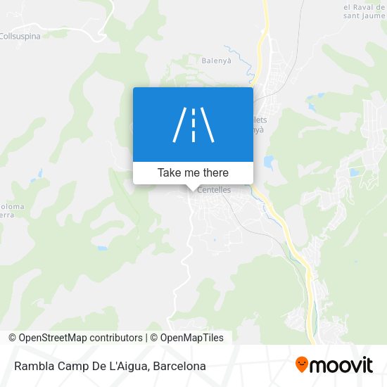 Rambla Camp De L'Aigua map