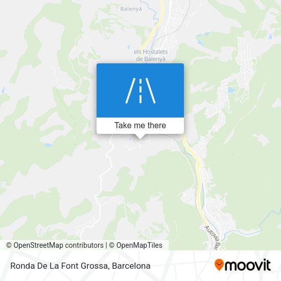 Ronda De La Font Grossa map