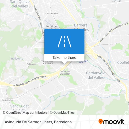 Avinguda De Serragalliners map