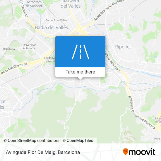 Avinguda Flor De Maig map