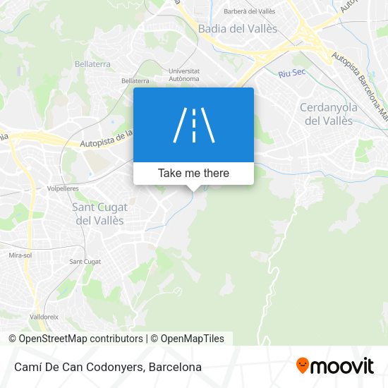 Camí De Can Codonyers map