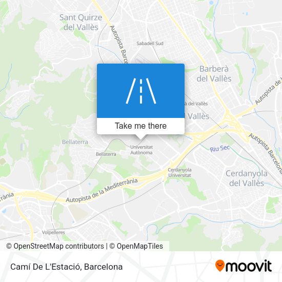 Camí De L'Estació map