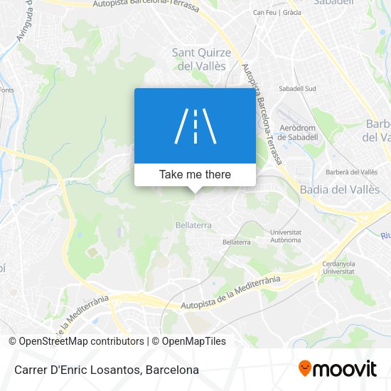 Carrer D'Enric Losantos map
