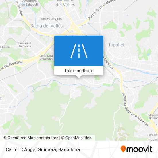 Carrer D'Àngel Guimerà map
