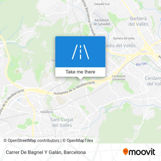 Carrer De Bagriel Y Galán map