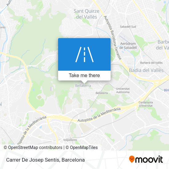 Carrer De Josep Sentís map