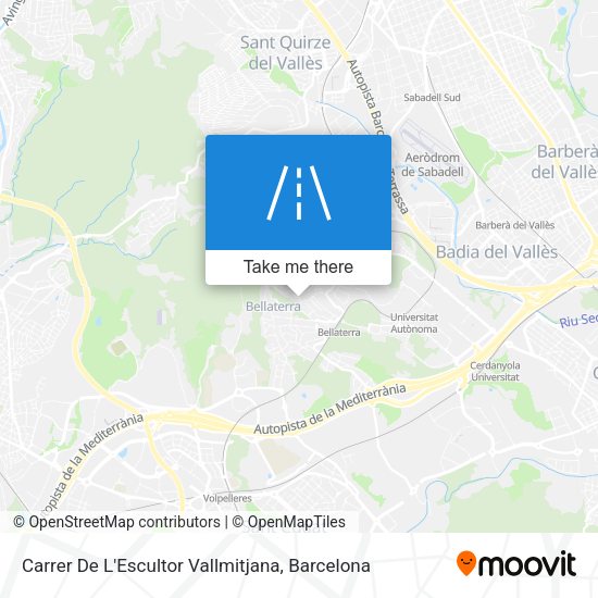 Carrer De L'Escultor Vallmitjana map