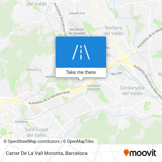 Carrer De La Vall Moronta map