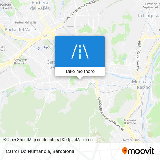 Carrer De Numància map